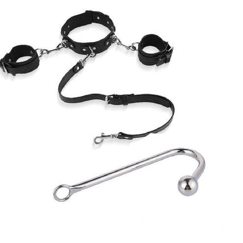 Anal Hooks Cuffs Beaded 5334 Hook Collar Anal Elegant and with 0924